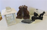 Bookends, Candle Stand, Etc
