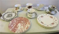 Cups & Saucers,  Luncheon Plates, Etc