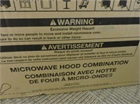 Microwave Hood With Fan & Lights