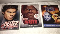 Dexter Seasons 3, 5 (sealed) and Doctor Who DVDs