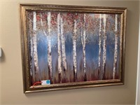 BEAUTIFUL TREE PAINTING IN FRAME