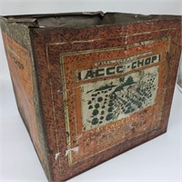 Antique Acco-Chop Tea Tin Box