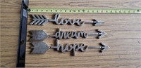 Metal Love, Hope and Dream Signs