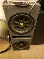 2 Kicker Comp 12's in Carpeted Box