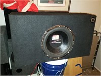 Audiobahn Speaker in Carpeted Box