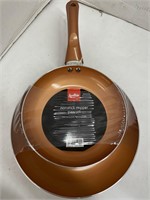 (18x) 2PC Nonstick Copper Pan Set - 8" & 10"