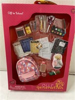 (4x) Our Generation Off to School Doll Accessories