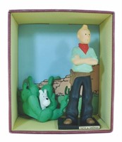 Leblon-Delienne. Statuettes Tintin et Milou