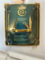 Colt 3 blade folding pocket knife New in Pkg