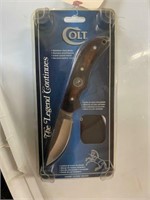 Colt Single Blade knife w/sheath New in Pkg