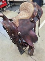 16" Saddle made by Chick Worley from Ponca City