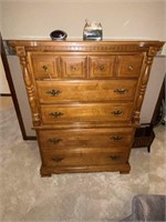 5-Drawer Chest of Drawers 38"L x 19"W x 50"H
