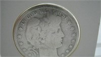 1912 D Barber Half Dollar