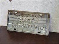 Ford Crown Vic Decorative License Plate