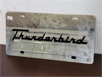 Thunderbird Decorative License Plate