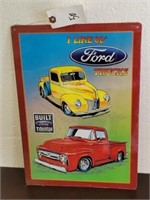 "I Like Old Ford Trucks" Decorative Sign