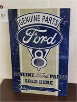 "Genuine Ford Parts Sold Here" Decorative Sign