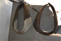2- Leather Horse Harness Collars