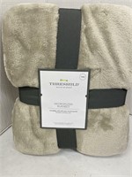 (3x) Threshold Twin Size Microplush Blanket