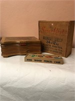 Misc. Wood Boxes, 1) made from Roast Beef Box