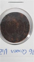 1876 CANADIAN LARGE PENNY