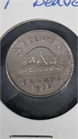 1939 CANADIAN NICKEL