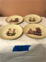 4 Hummel Plates