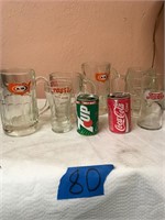 A&W and Dad's Root Beer Mugs , Frostie, etc