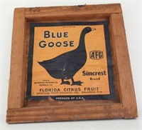 Framed Blue Goose Florida Citrus Fruit
