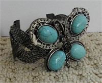 Silver decorated figural butterfly ladies cuff
