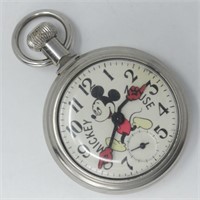 Walt Disney Production Mickey Mouse Pocket Watch