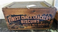 Vintage Keebler-Weyl Baking Co. wooden biscuit