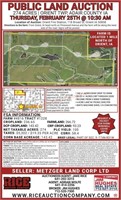 Public Land Auction - Adair County, IA