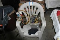 Chair, Pressure Gauge, Misc. Tools