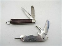 (2) Vintage Pocket Knives: 1-Craftsman USA &