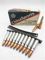 (30rds.) China Sports 7.62x39 122gr. Ammo