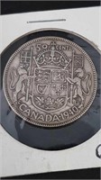 1940 CANADIAN HALF DOLLAR