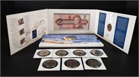 1996 UNCIRCULATED $2 COIN/NOTE SET +