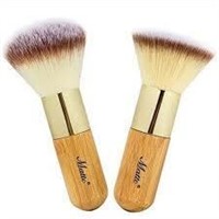 Matto Bamboo Makeup Brush Set Face Kabuki 2 Pieces