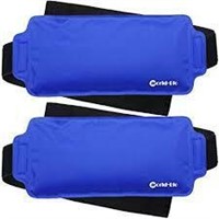 Ice Pack Wrap for Injuries Reusable (2-Piece Set))