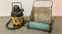 Wet/Dry ShopVac and sweeper