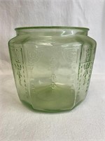 Vintage Anchor Hocking Princess Green Cookie Jar