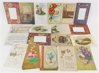 19 Vintage Post Cards - Mostly Congratulation or