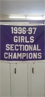 (2) Girls Sectional Champions Banners