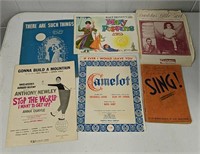 Vintage Musical Piano Books