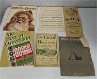 Vintage Christmas & Easter Piano Books &