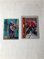 2 Jose Theodore Hockey Cards With 1 Autograph & RC