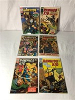 6 Rawhide Kids Comic Books 1968-1977