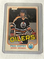 1981-82 Paul Coffey OPC Rookie Hockey Card