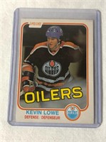 1981-82 Kevin Lowe OPC Rookie Hockey Card